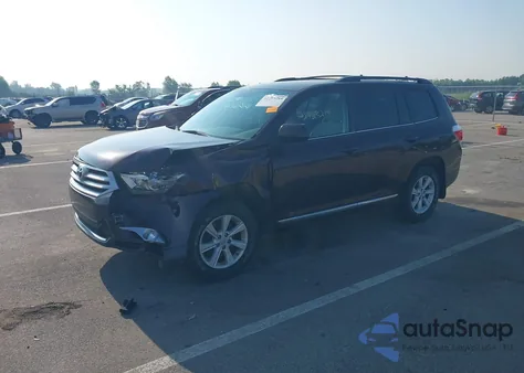 2012 Toyota Highlander Se from USA, damaged, VIN 5TDBK3EH1CS121673